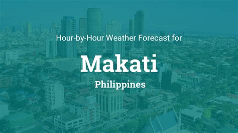 makati weather hourly